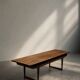 Vintage Mid-Century Modern Danish Rosewood Coffee Table with Shelf, 1960s