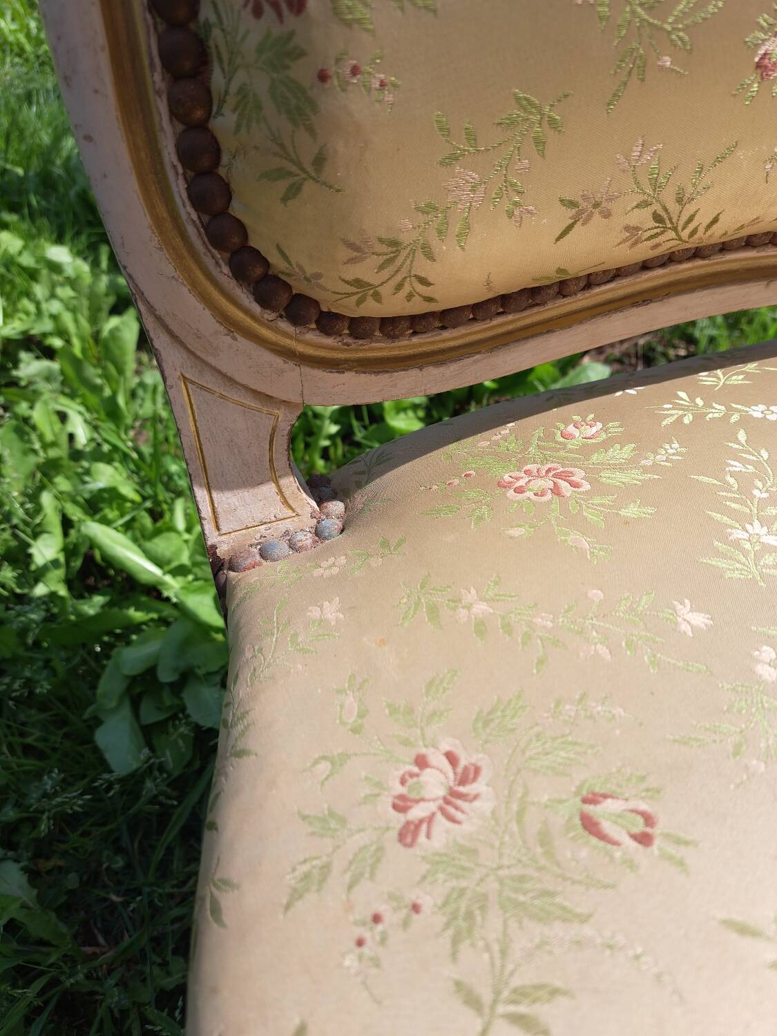 Pair of chairs, Louis XV period.