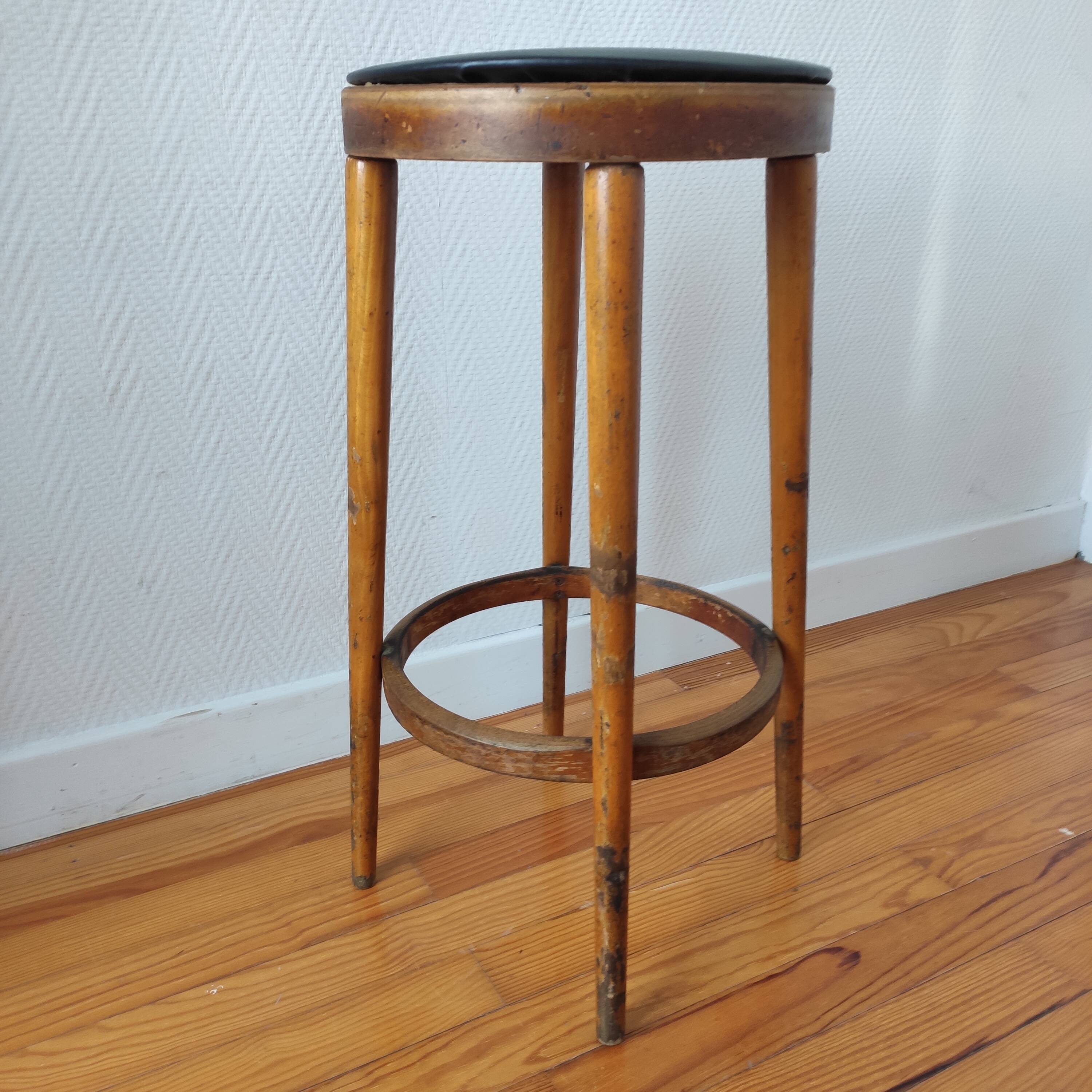 Old bistro stool