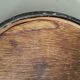 Round wrought iron mirror in the 1950s - 21cm