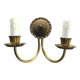 Pair of Louis XVI style wall lights. Vintage 50s