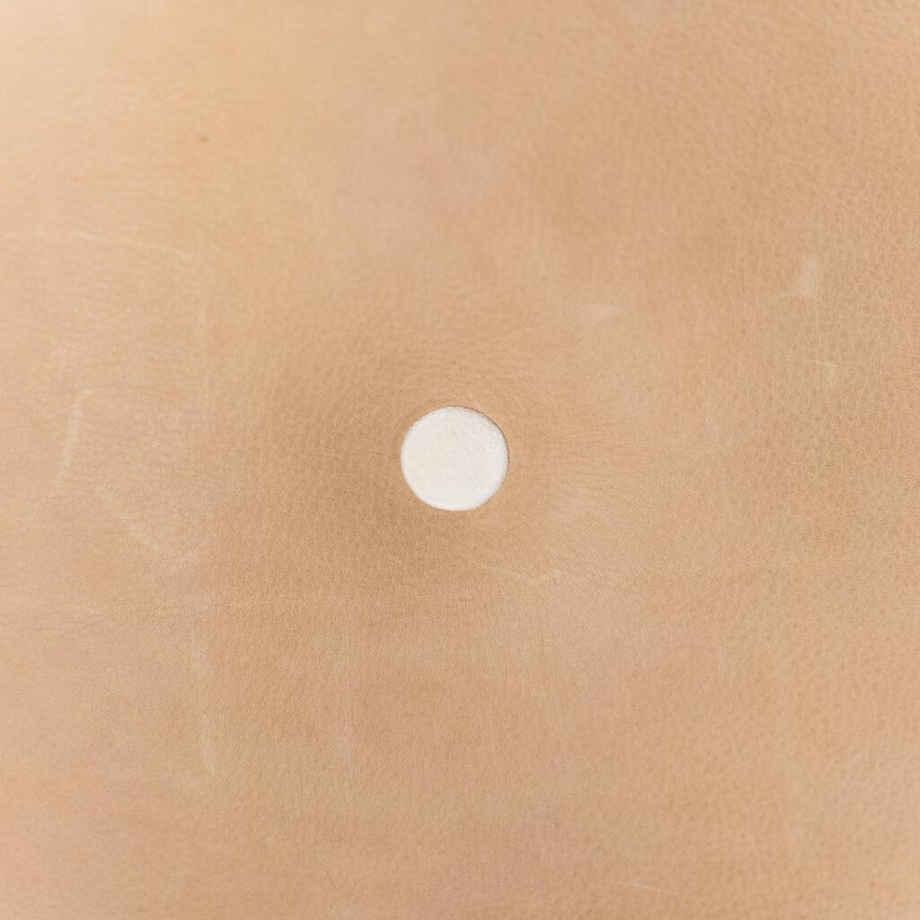 Set of 3 office chairs wood leather 50s vintage