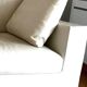 Canapé en cuir blanc creme Ligne Roset
