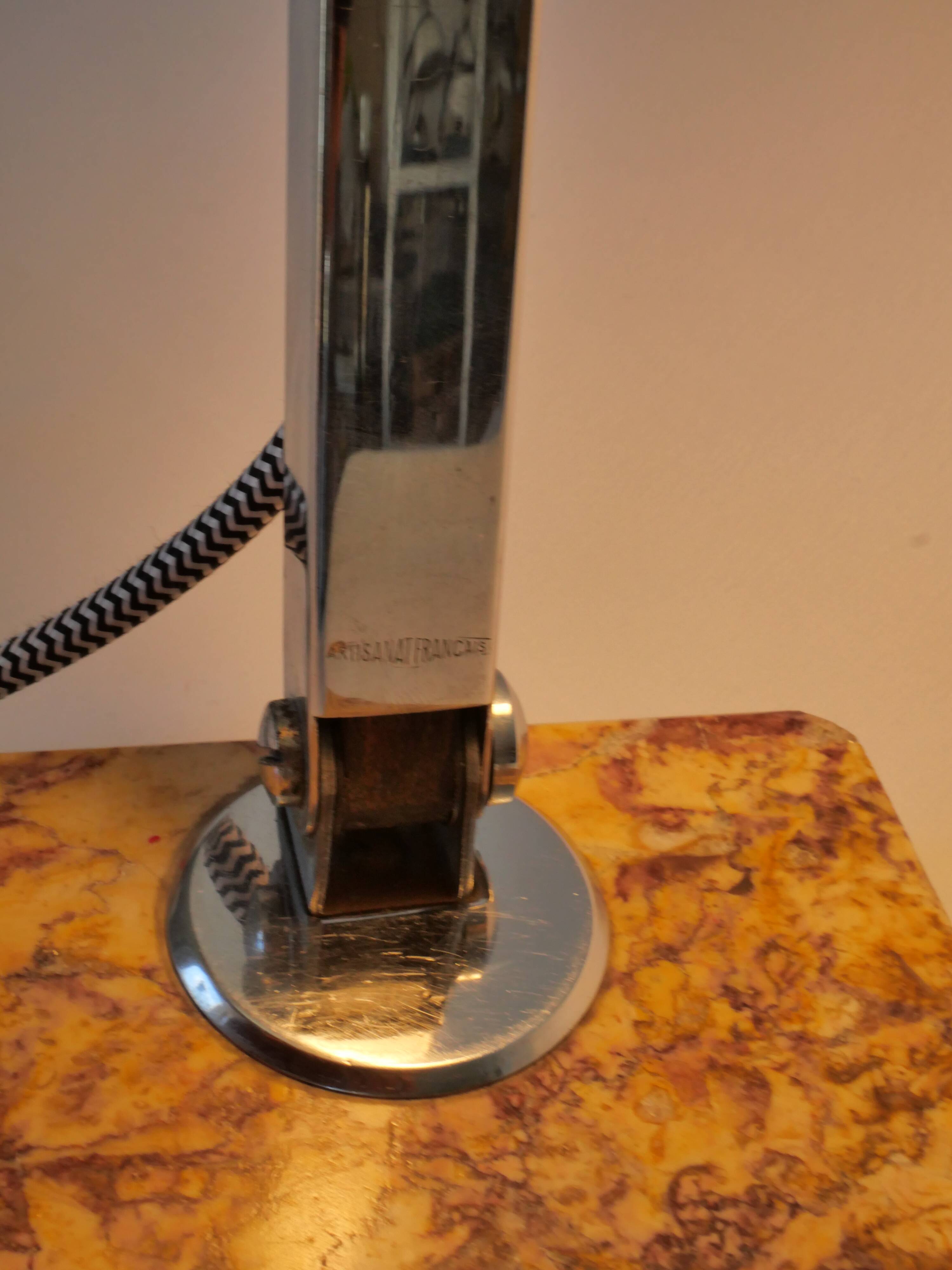 Lamp brand "Artisanat Français", 40's