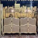 Pair of Louis XV cane beds