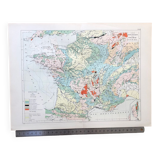 1880 - Geological map of the France