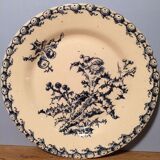 Composition 6 plates flat blue tones