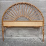 Rattan headboard