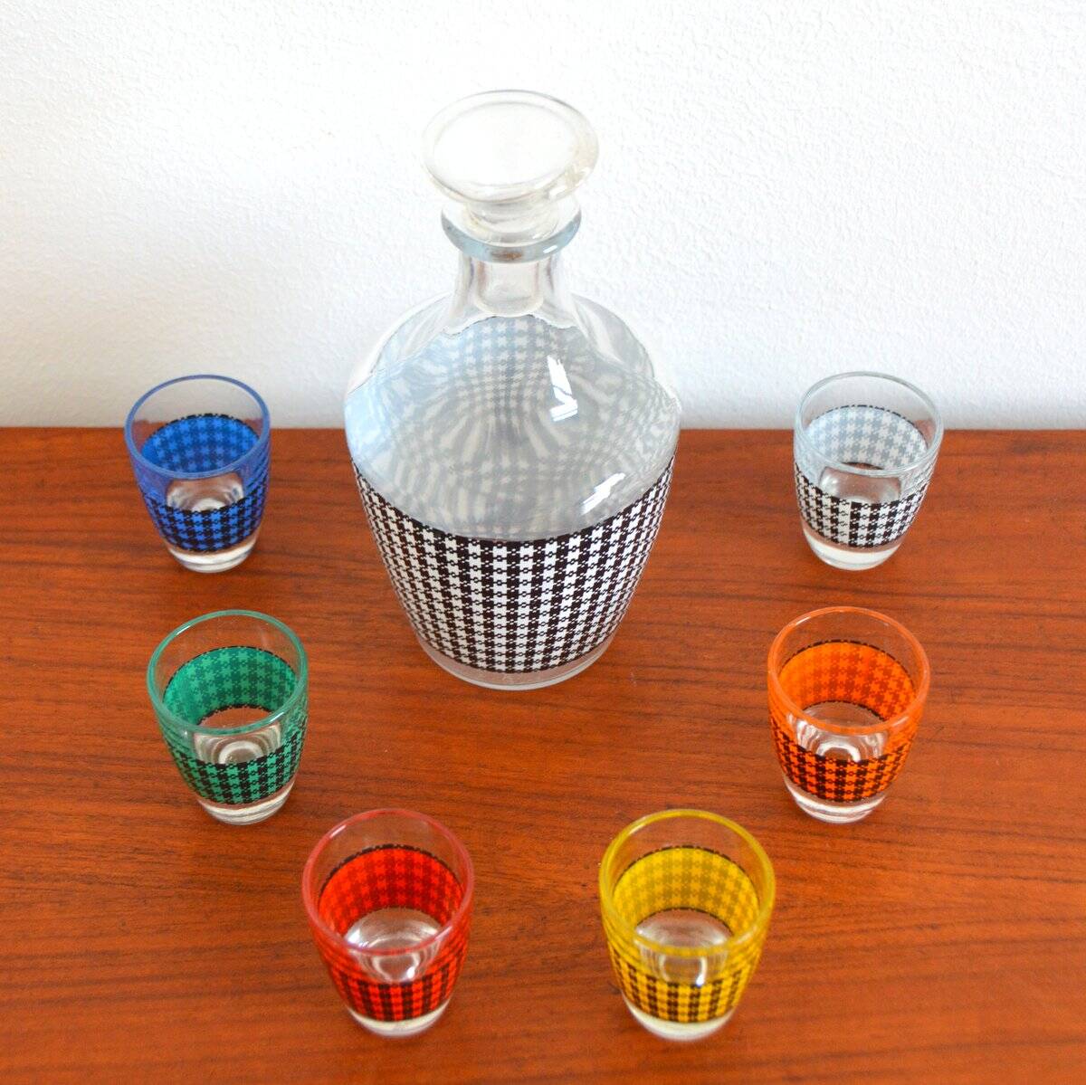 Vintage 1950s liqueur service