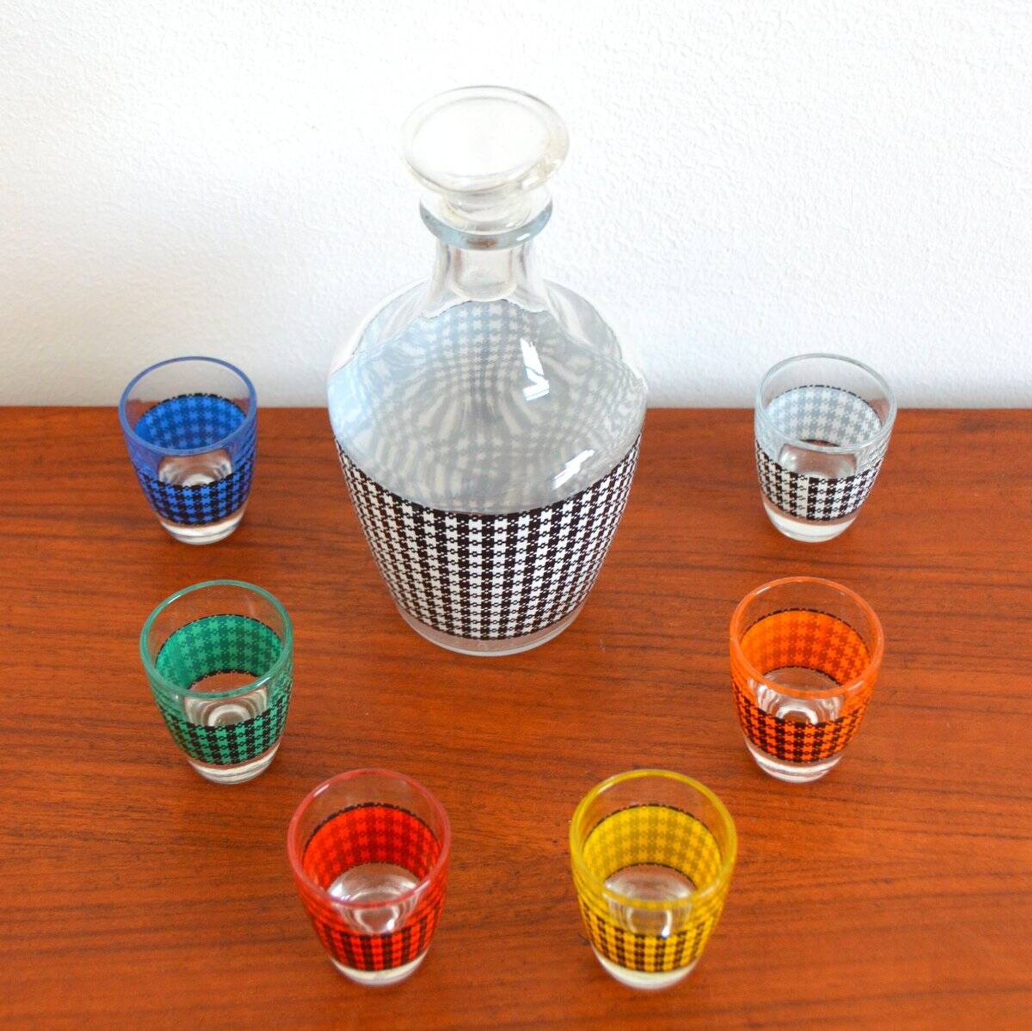 Vintage 1950s liqueur service