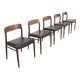 Dining Chairs by Niels Møller, Set of 5