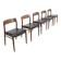 Dining Chairs by Niels Møller, Set of 5