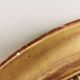 Frame oval 1st moitie of the xixth wood golden stucco