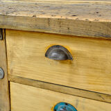 Industrial Wooden Worktable, 1980's
