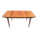 Extendable teak dining table