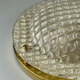 60s 70s Plafoniere ceiling lamp by Fischer Leuchten Germany Space Age