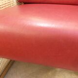 Scandinavian cane armchair, 1980