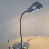 Lampe de bureau en chrome des années 60