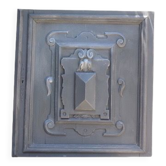 Old woodwork door with black patina