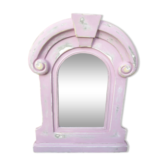 Mirror with wooden frame