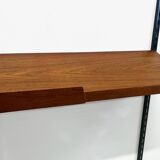 Teak Vintage Magazine Shelf By Kai Kristiansen For FM Modular Wall System.
