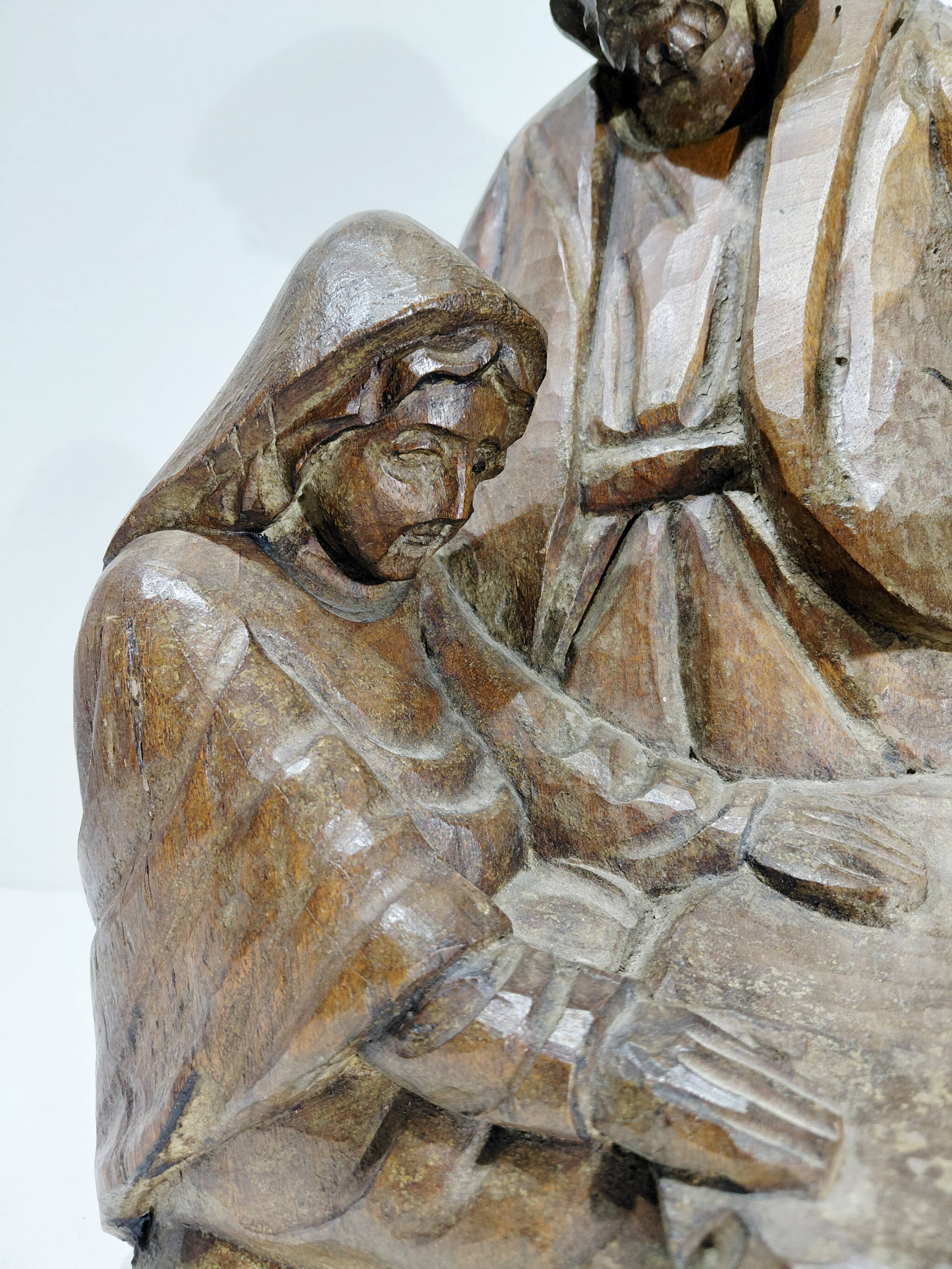 RELIGIOUS STATUE - JOSEPH AND MARY