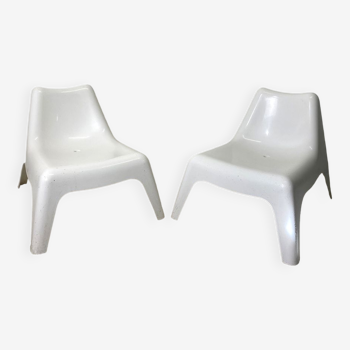 Paire de chaises de jardin Modèle VAGÖ Design Thomas Sandell pour Ikéa
