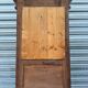 Antique hall coat rack – mirror, hooks & umbrella stand