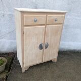 Buffet vintage en bois naturel