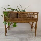 Rattan planter