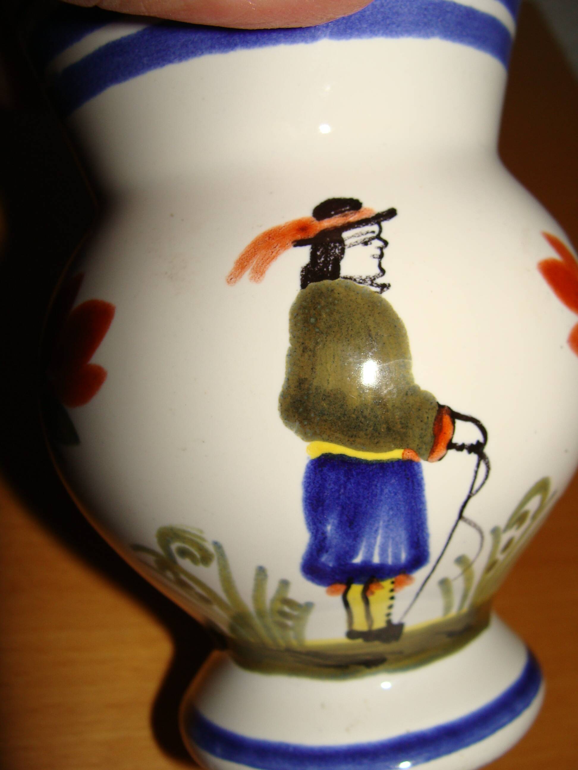 Henriot Quimper 50's pitcher