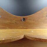 Walnut wall shelf, circa 1920/1930