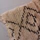 Moroccan berber carpet woven hand, beniouarain 72x166cm