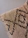 Moroccan berber carpet woven hand, beniouarain 72x166cm