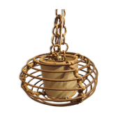 Rattan hanging lamp