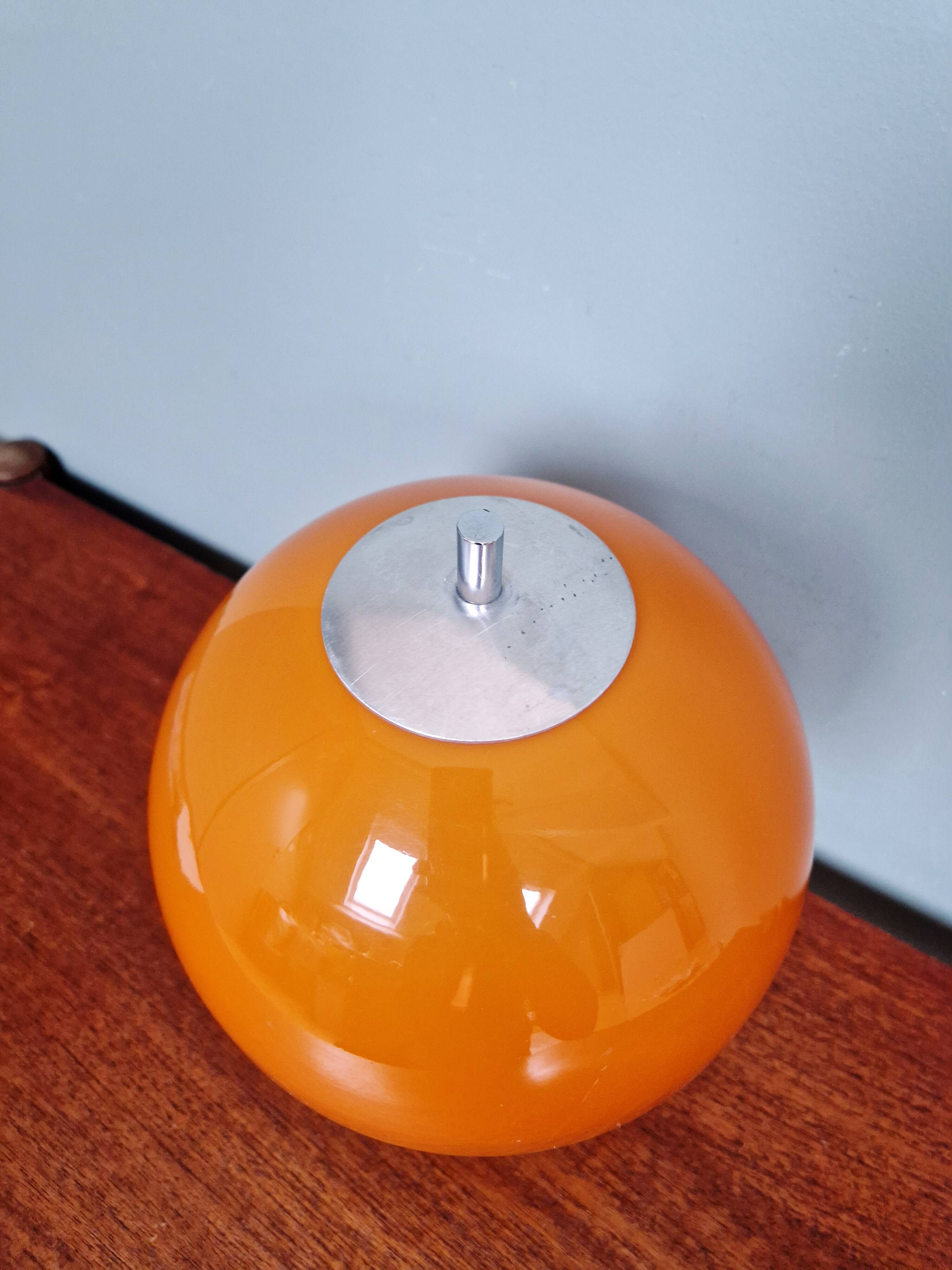 Lampe champignon Space Age, design Frank Bentler, Wila, 1970's
