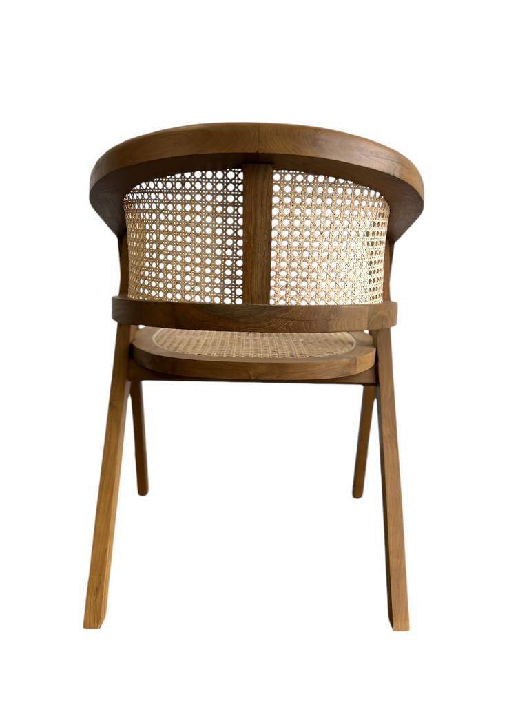 Curved 'Wabisabi' dining chair