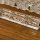 12 porte-couteaux en cristal au plomb vintage