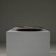 Large handmade metallic glazed ceramic bowl, circa 1980s–1990s.