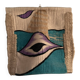 Handmade wall tapestry – eye/mountains pattern