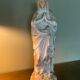 Plaster virgin statue dated 1854