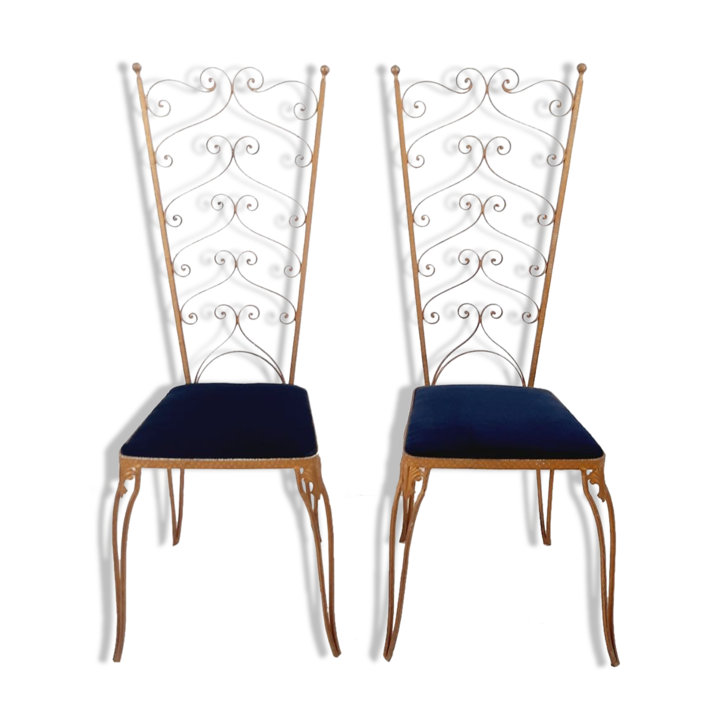 Pair of vintage chairs, design Pier Luigi Colli