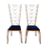 Paire de chaises vintage, design Pier Luigi Colli