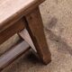Antique solid oak farm benches