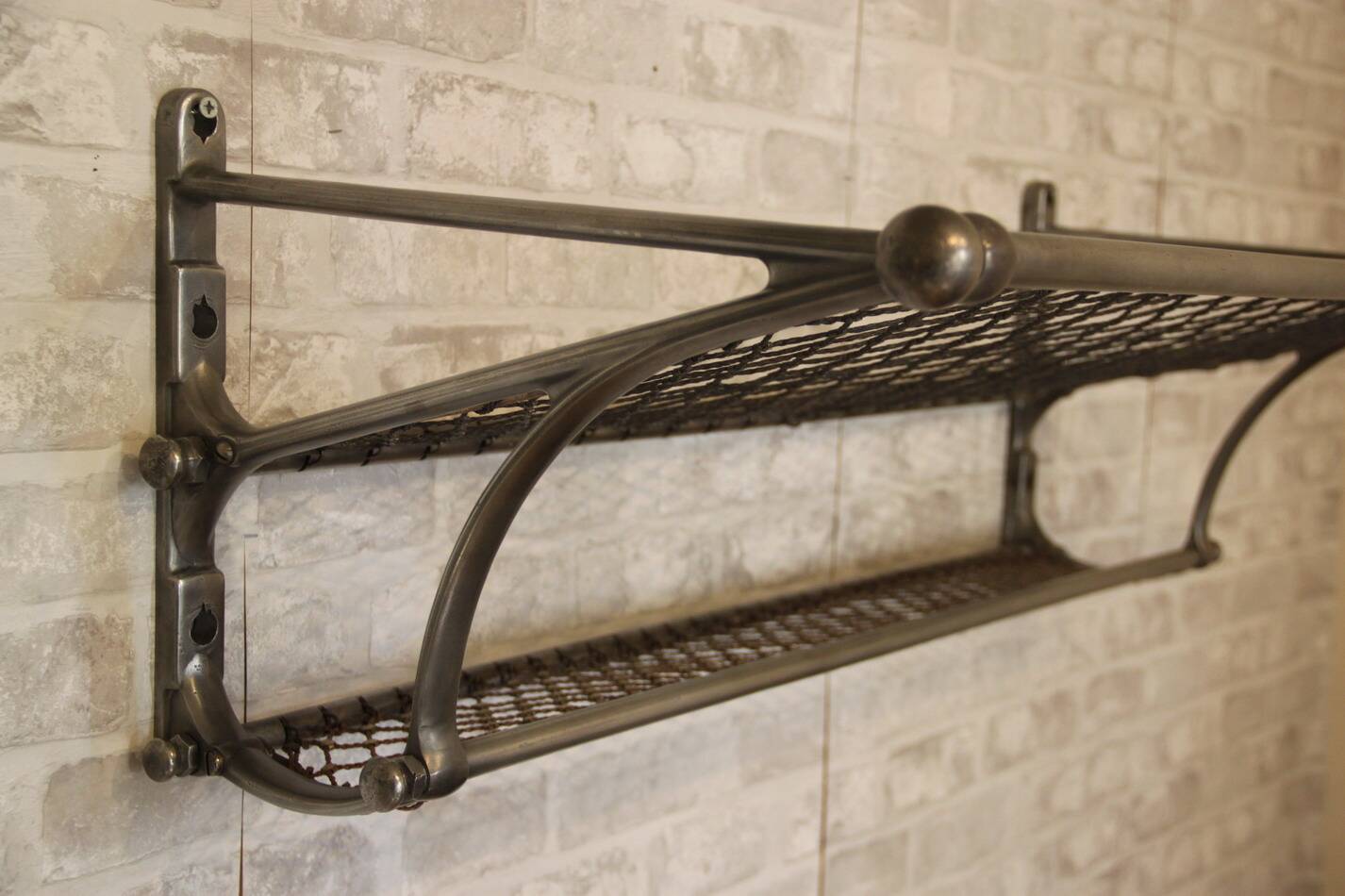 Old train luggage rack