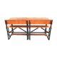 Large wooden school desk on wheels with desk flap, great for catering or the office