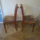 Set of 2 Purple and Green Tapestry Chairs - Cherry