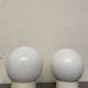 Paire de lampe boule 1970