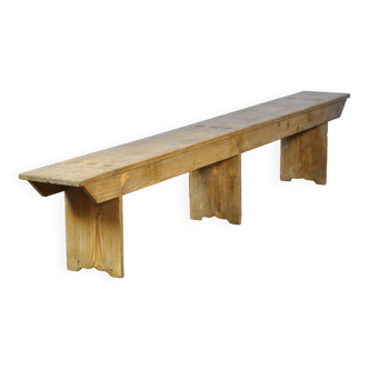 Rustic pine bench, circa 1960