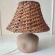 Lampe en pierre naturelle vintage